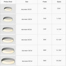 Modern white frosted glass led nordic ceiling light bedroom