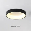 Modern white frosted glass led nordic ceiling light bedroom
