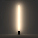 Minimalist black led nordic floor lamp for living room ambient lighting