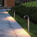 Modern black cane led bollard light garden outdoor aluminum lamp