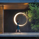 Modern minimalist led outdoor moon wall lamp courtyard sconce