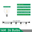 DecorBites™ LED Outdoor String Lights for Wedding Party