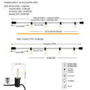 DecorBites™ LED Outdoor String Lights for Wedding Party