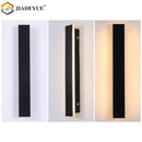 Modern black minimalist outdoor wall lamp for garden villa porch