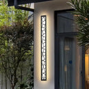 Modern black geometric outdoor wall lamp porch sconce light