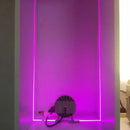 Modern blue yellow and white led outdoor wall lamp porch light