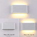 Modern black & white outdoor wall lamps stair lighting