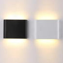 Modern black & white outdoor wall lamps stair lighting