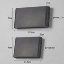 Modern black aluminum outdoor wall light – garden waterproof lamp