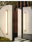 DecorBites™ LED Outdoor Wall Light Modern Waterproof IP65 Garden Wall Lamp Black Gold Sconce