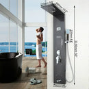 DecorBites™ LED Panel Bath Faucet with Digital Display and Massage Spa Jets
