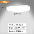 DecorBites™ LED Panel Ceiling Light 48w 36w 24w 18w for Bedroom Living Room Home Lighting