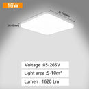 DecorBites™ LED Panel Ceiling Light 48w 36w 24w 18w for Bedroom Living Room Home Lighting