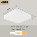 DecorBites™ LED Panel Ceiling Light Modern Kitchen Chandelier Surface Mount Fixture