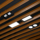 Modern rectangular white & black led panel lamp bathroom downlight