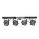 Modern black led par kit event room four square fixtures