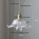 Modern faceted glass led pendant lamp stair light