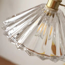 Modern faceted glass led pendant lamp stair light