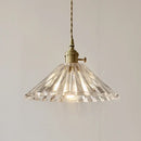 Modern faceted glass led pendant lamp stair light