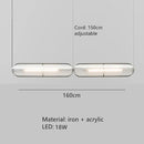 DecorBites™ LED Pendant Lamp: Modern Adjustable Warm Cord Light for Home, Office, and Dining Space