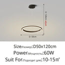 DecorBites™ LED Pendant Lamp: Modern Minimalist Style for Bedroom, Kitchen & Foyer