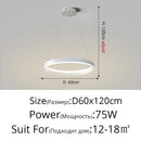 DecorBites™ LED Pendant Lamp: Modern Minimalist Style for Bedroom, Kitchen & Foyer