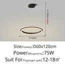 DecorBites™ LED Pendant Lamp: Modern Minimalist Style for Bedroom, Kitchen & Foyer