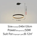 DecorBites™ LED Pendant Lamp: Modern Minimalist Style for Bedroom, Kitchen & Foyer