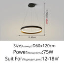 DecorBites™ LED Pendant Lamp: Modern Minimalist Style for Bedroom, Kitchen & Foyer