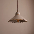 DecorBites™ LED Pendant Lamp Modern Style Home Lighting Living Room Study Bar White Flower Ceramic
