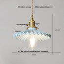 DecorBites™ LED Pendant Lamp Modern Style Home Lighting Living Room Study Bar White Flower Ceramic