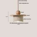 Modern brown & concrete led pendant lamp – kitchen hanging light