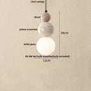 Modern white concrete led pendant lamp dining room lighting