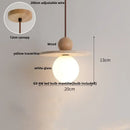 Modern white concrete led pendant lamp dining room lighting