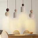 Modern white concrete led pendant lamp dining room lighting