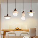 Modern white concrete led pendant lamp dining room lighting