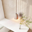 Japanese yellow travertine led pendant lamp kitchen hanging light