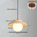 Japanese yellow travertine led pendant lamp kitchen hanging light