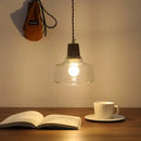 DecorBites™ LED Pendant Lamps for Modern Home Decor - Walnut Glass Hanging Light Fixtures