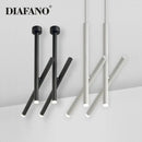 Minimalist white adjustable led pendant light for living room