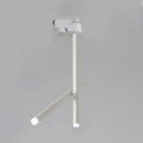 Minimalist white adjustable led pendant light for living room