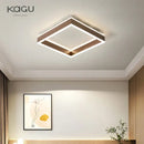 Modern black & white circular led pendant light dining room