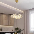 Modern glass sphere led pendant light for dining room