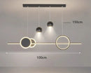 DecorBites™ LED Pendant Light Chandeliers for Modern Home Decor and Indoor Lighting