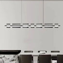 Modern minimalist black led pendant light for dining room