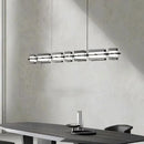 Modern minimalist black led pendant light for dining room