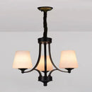 Modern gold rope led pendant light for dining room