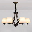 Modern gold rope led pendant light for dining room