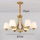 Modern gold rope led pendant light for dining room