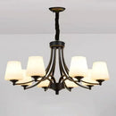 Modern gold rope led pendant light for dining room